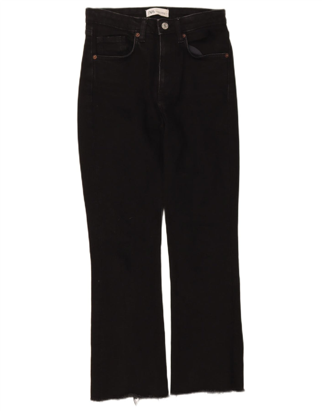 Zara Γυναικείο Τζιν μποτάκι EU 34 2XS W24 L26 Μαύρο
