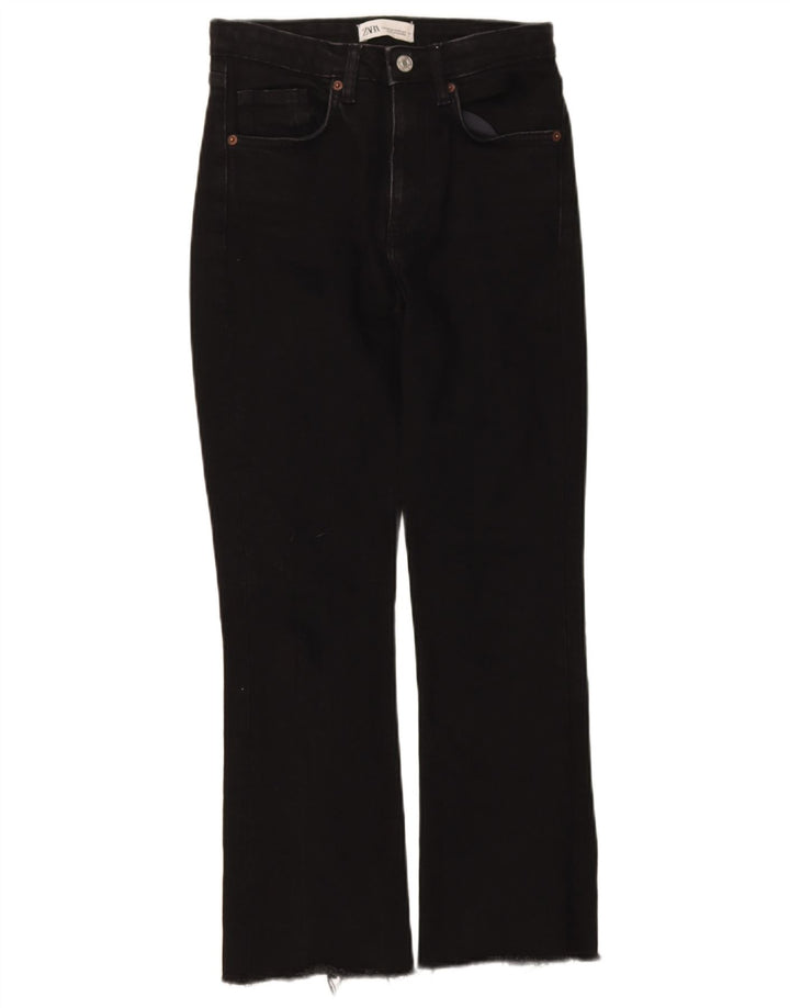 Zara Γυναικείο Τζιν μποτάκι EU 34 2XS W24 L26 Μαύρο