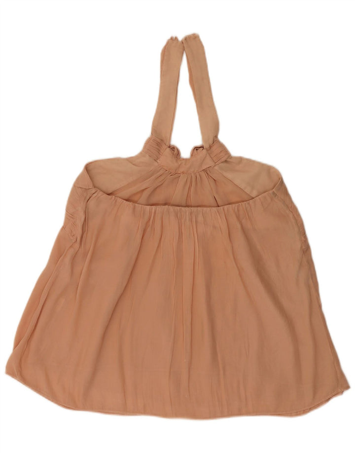 Zara Womens Halter Top UK 12 Medium Pink