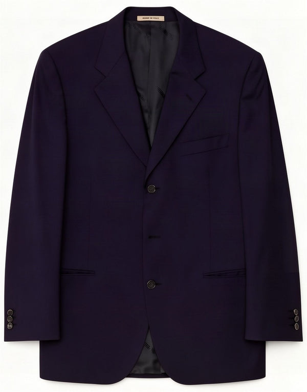 Carlo Pignatelli Ανδρικό σακάκι σακάκι IT 52 XL Navy Blue Wool