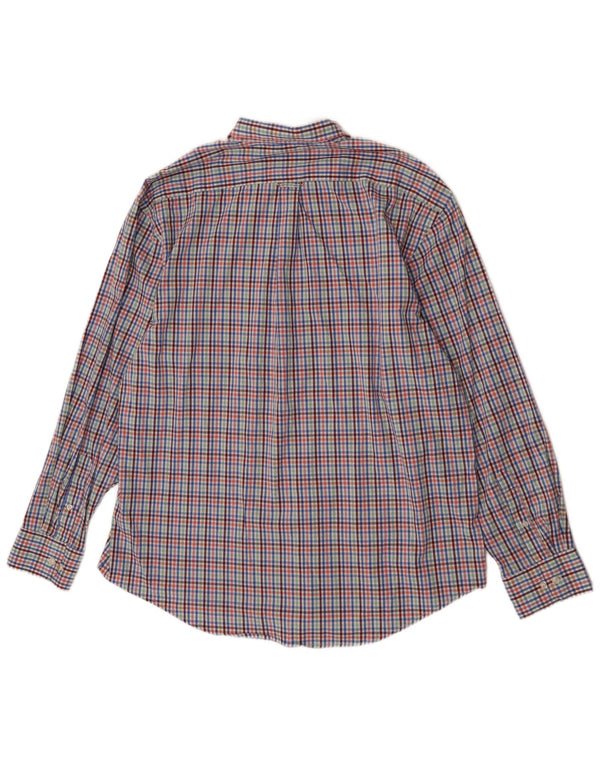 Izod Ανδρικό πουκάμισο XL Πολύχρωμο βαμβακερό Gingham