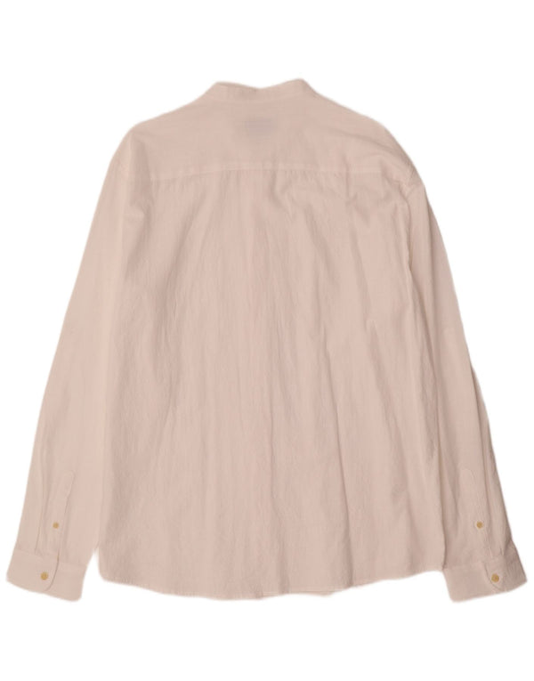 Ανδρικό πουκάμισο Calliope Regular Fit 2XL Λευκό βαμβακερό