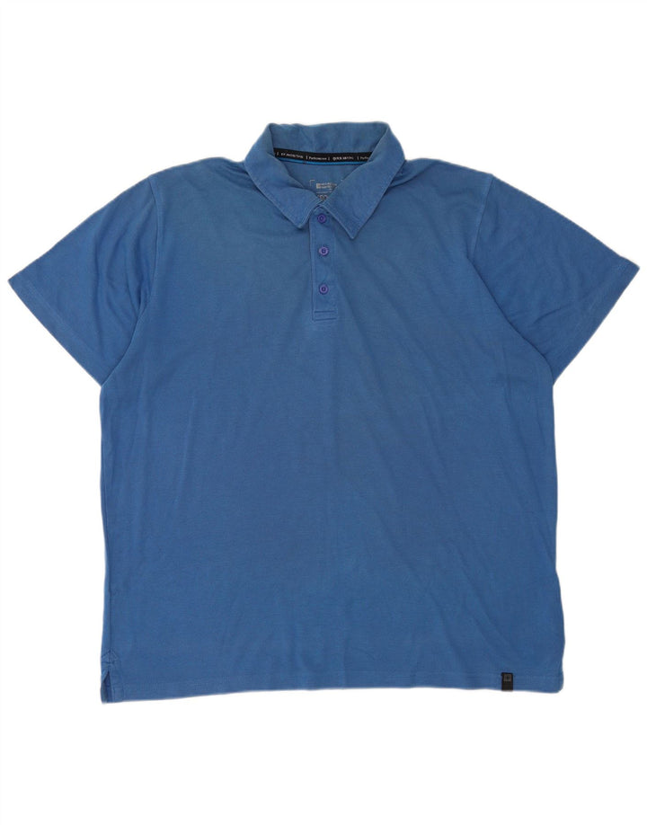 Mountain Warehouse Ανδρικό IsoCool Polo Shirt XL Μπλε Βαμβακερό