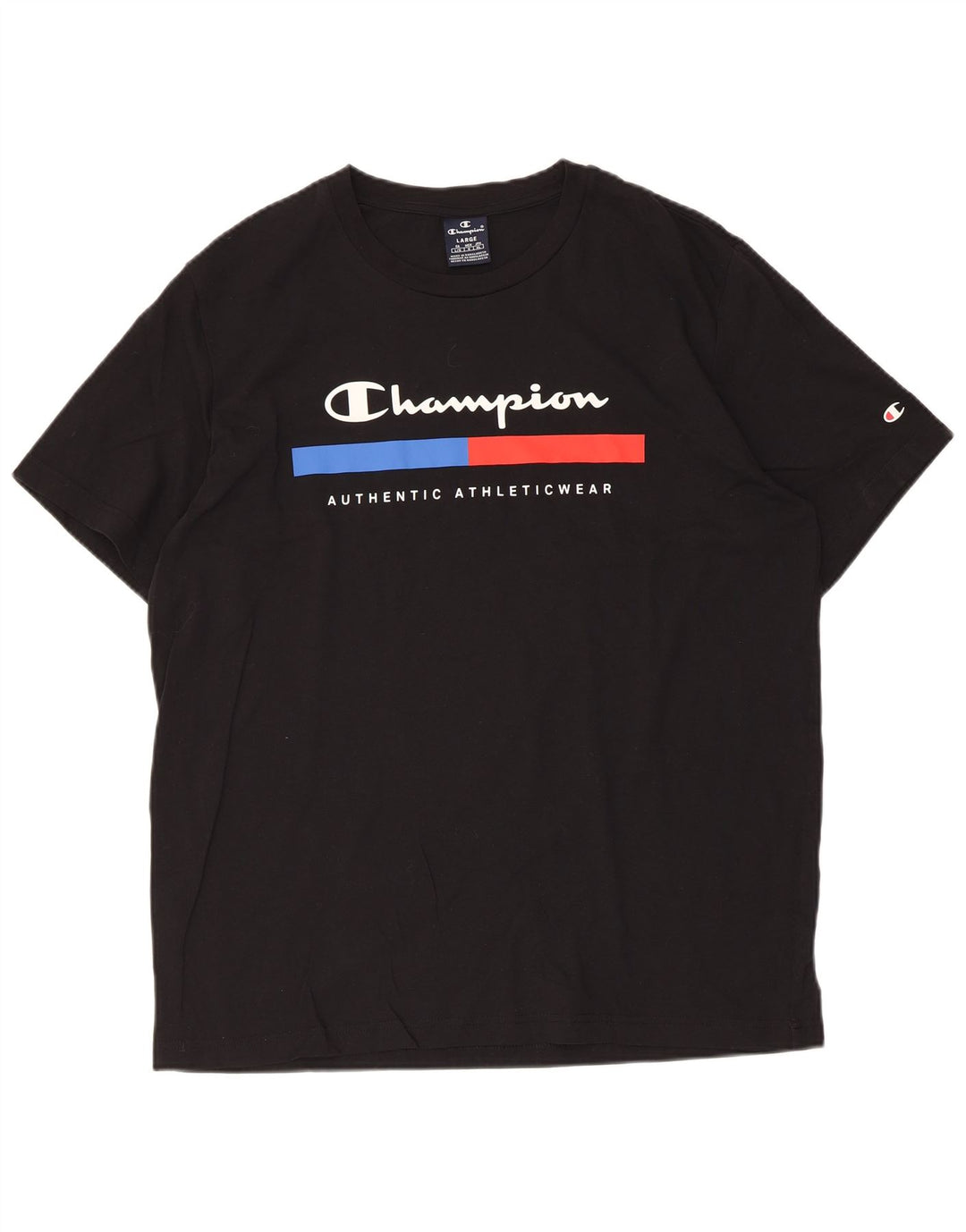 Ανδρικό T-Shirt Champion Graphic Top Large Μαύρο
