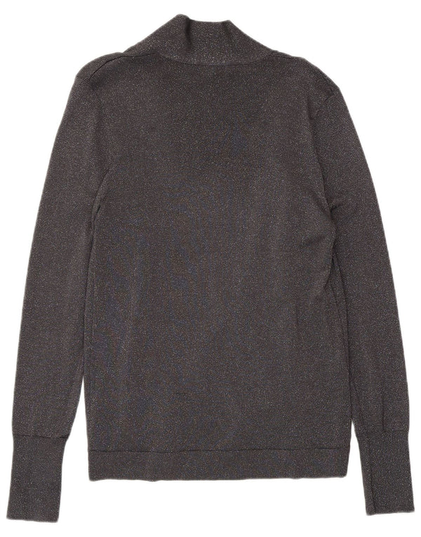 HOBBS γυναικείο πουλόβερ με λαιμόκοψη με V λαιμόκοψη UK 10 Μικρές γκρι βισκόζη