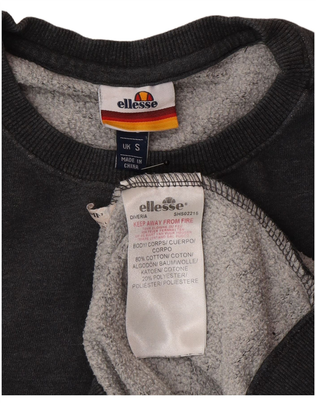Ανδρικό φούτερ Ellesse Jumper Μικρό Γκρι Βαμβακερό