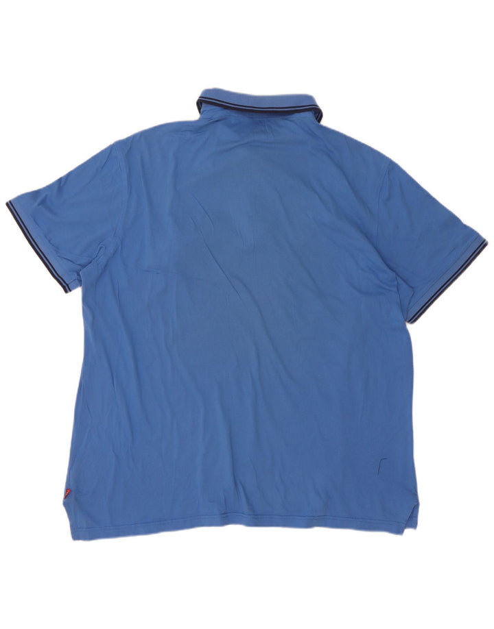 Izod Ανδρικό Πόλο Μπλουζάκι XL Μπλε βαμβακερό
