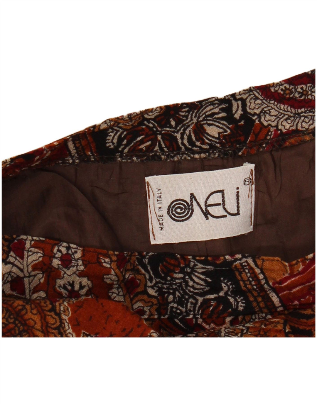 Γυναικεία πλισέ φούστα VINTAGE W27 Μικρή πολύχρωμη Paisley