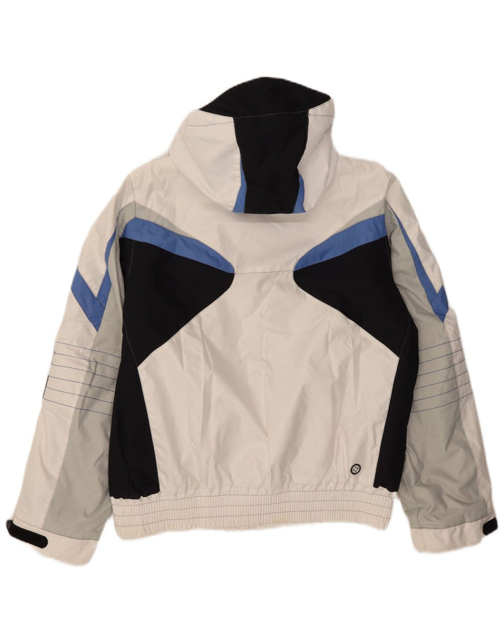 Colmar Ανδρικό μπουφάν σκι με κουκούλα IT 48 Medium White Colourblock
