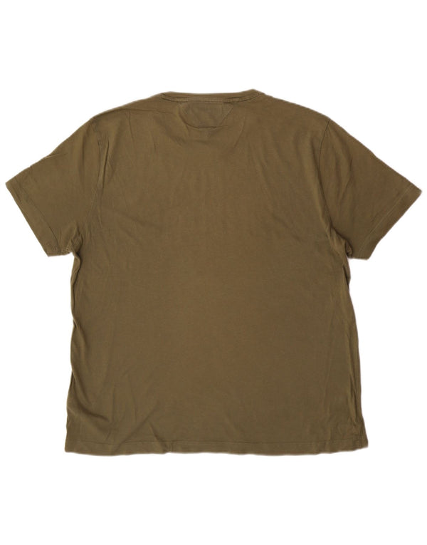 Ανδρικό γραφικό T-Shirt Tommy Hilfiger Top XL Πράσινο βαμβακερό