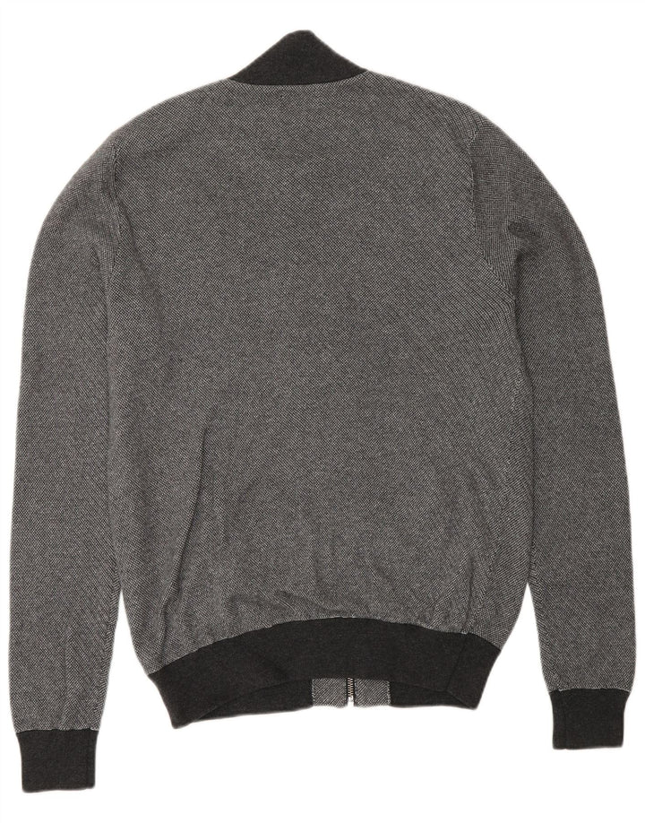Ανδρική φόρμα Reiss Top Jacket Μικρό Γκρι Βαμβακερό χρώμα