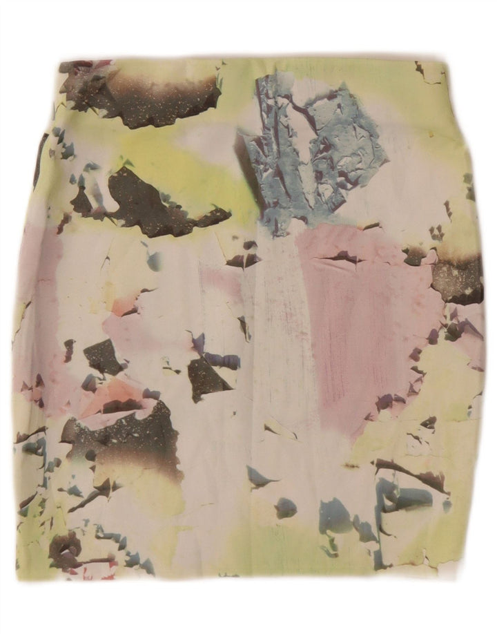 Γυναικεία Zara Abstract Pattern Pencil Φούστα Medium W28 Πολύχρωμη