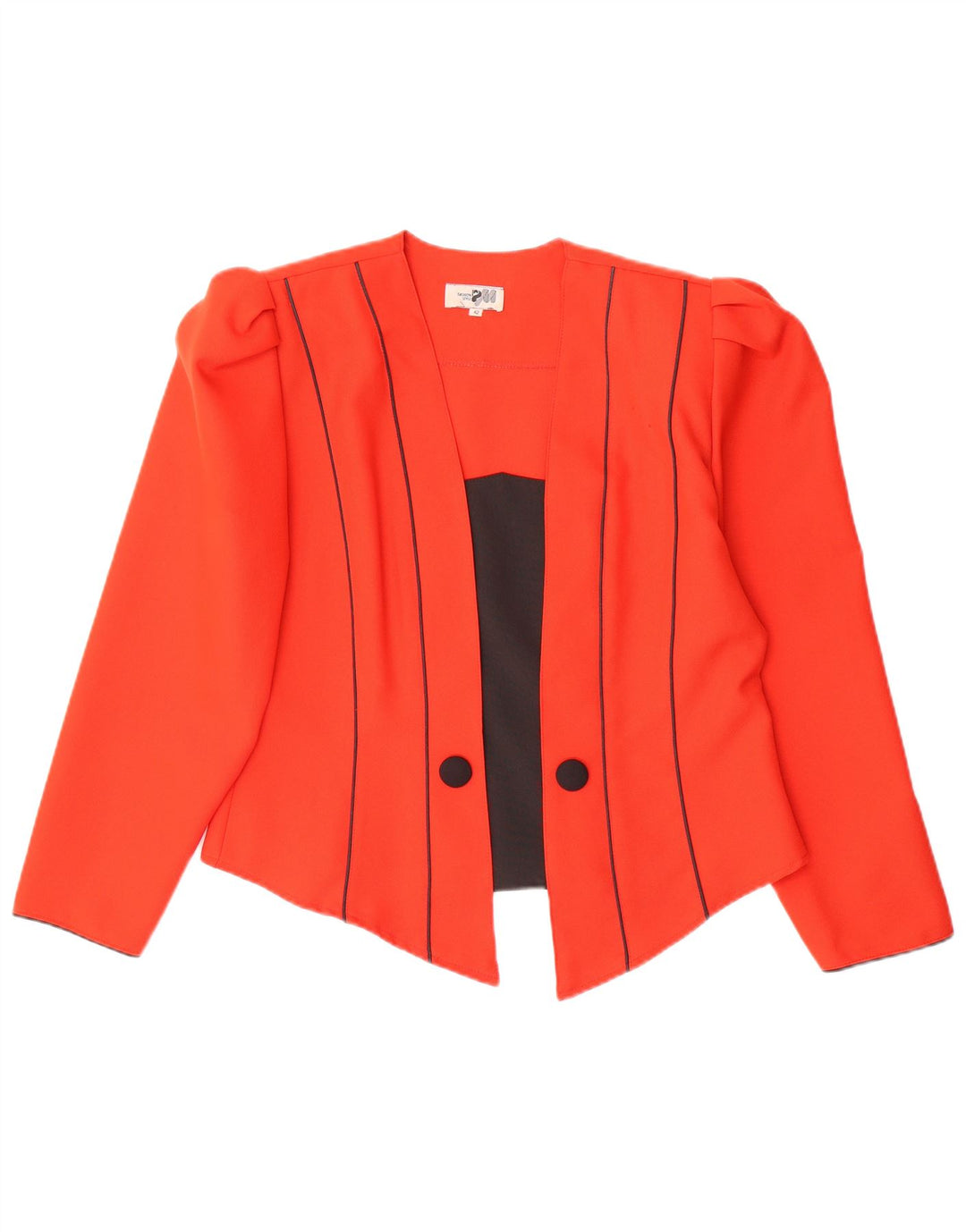 Vintage Γυναικείο Open Blazer Jacket IT 42 Medium Red Ride