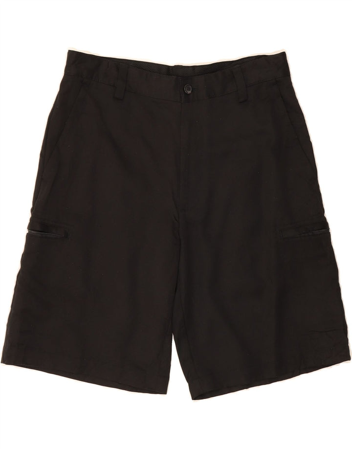 IZOD Mens Cargo Shorts W30 Medium Black Polyester Vintage Izod and Second-Hand Izod from Messina Hembry 
