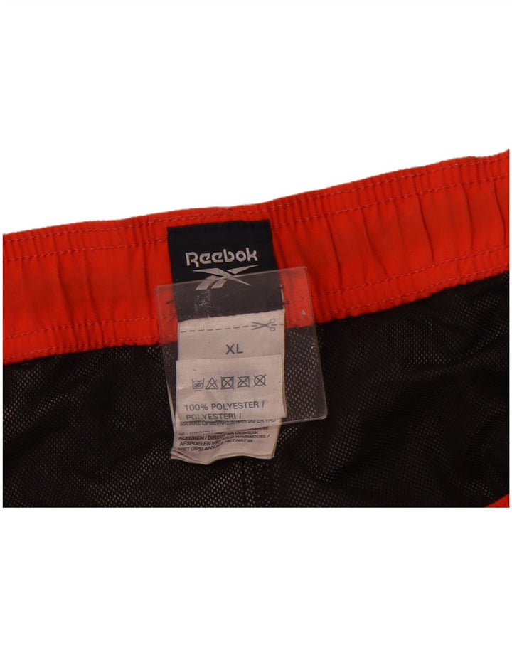 Ανδρικό σορτς κολύμβησης Reebok με γκρι πολυεστέρα καμουφλάζ XL