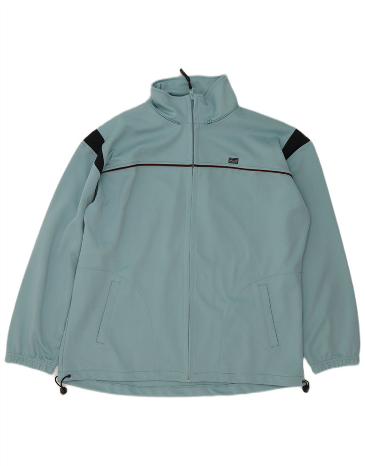 Ανδρική φόρμα Asics Top Jacket 2XL Blue Colourblock Polyester