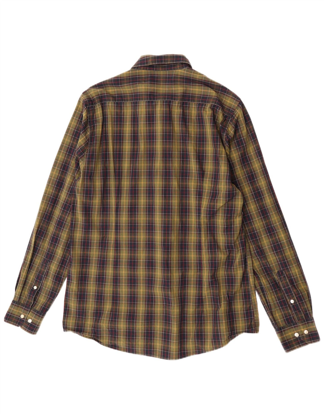 Ανδρικό πουκάμισο Barbour Tailored Fit Μεγάλο χακί βαμβακερό