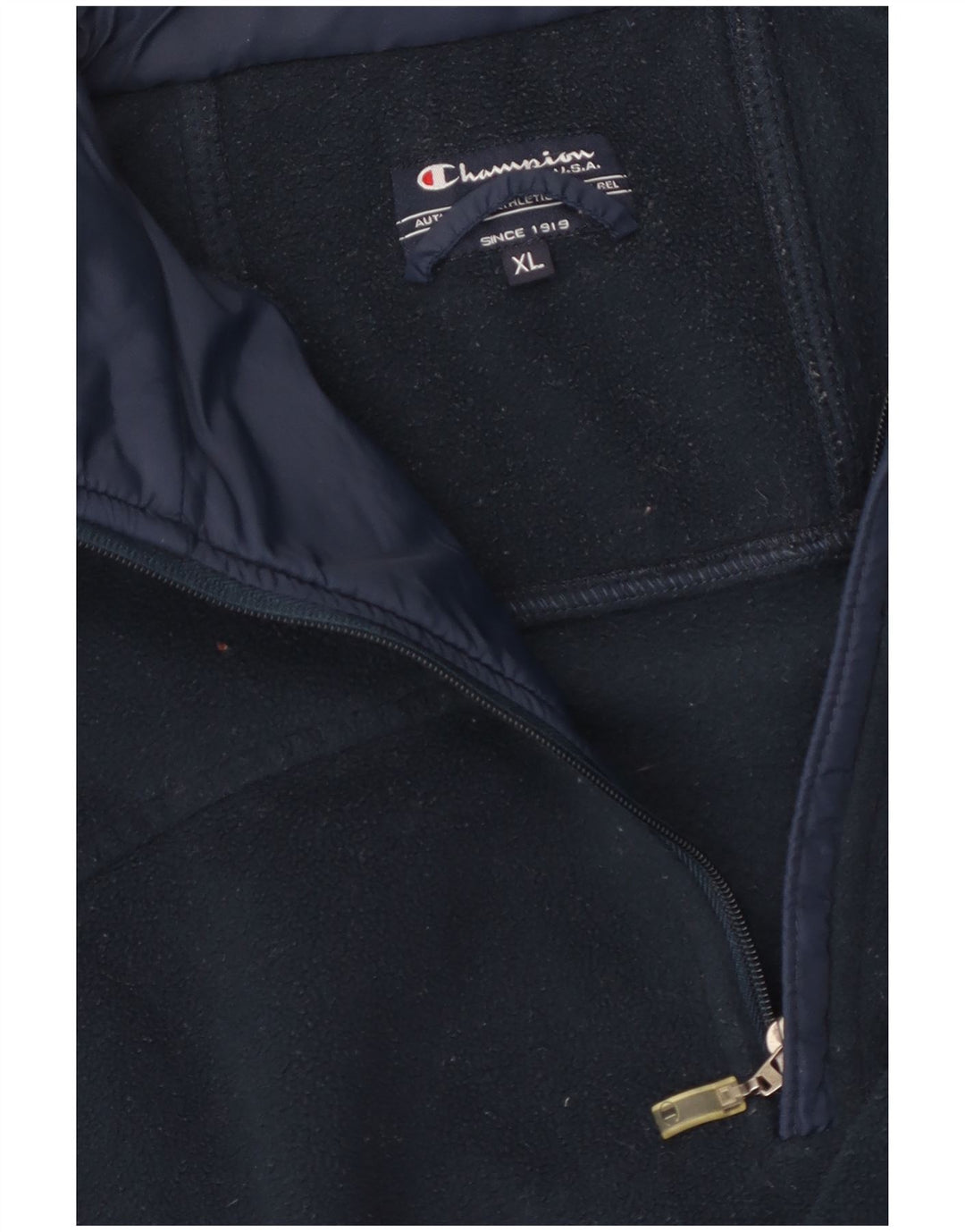 CHAMPION Ανδρικό φερμουάρ Fleece Jumper XL Navy Blue