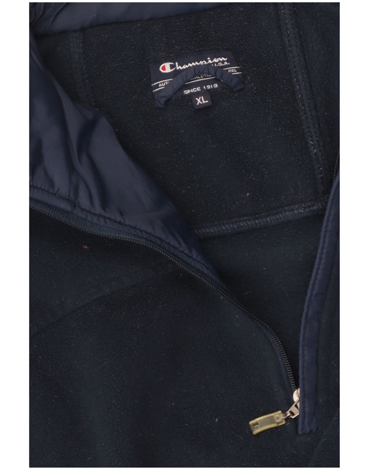 CHAMPION Ανδρικό φερμουάρ Fleece Jumper XL Navy Blue