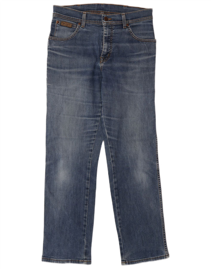 Ανδρικό τζιν ίσιο WRANGLER Texas Stretch W32 L30 Μπλε βαμβακερό