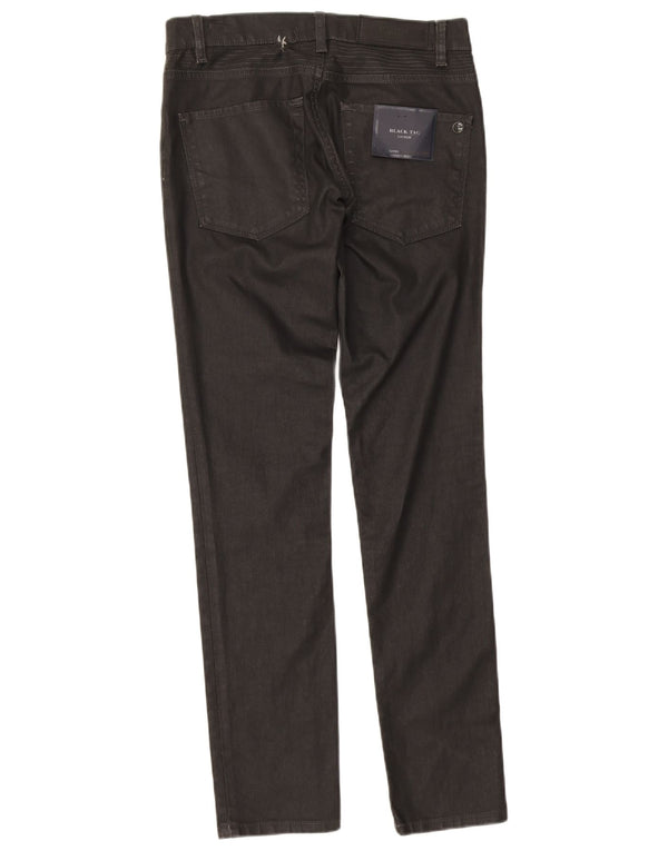Ανδρικό στενό τζιν Zara χαμηλή μέση EU 31 Medium W31 L31 μαύρο βαμβακερό