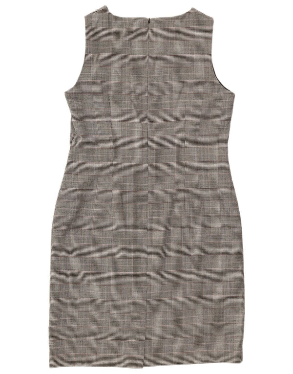 Γυναικείο αμάνικο φόρεμα Hobbs UK 14 Large Grey Houndstooth Classic
