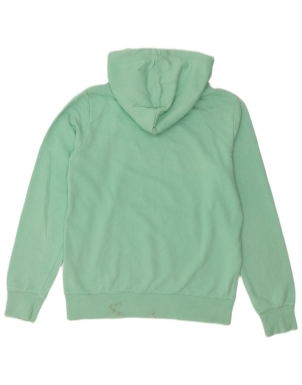 Champion Womens Hoodie Jumper UK 14 Medium Green
