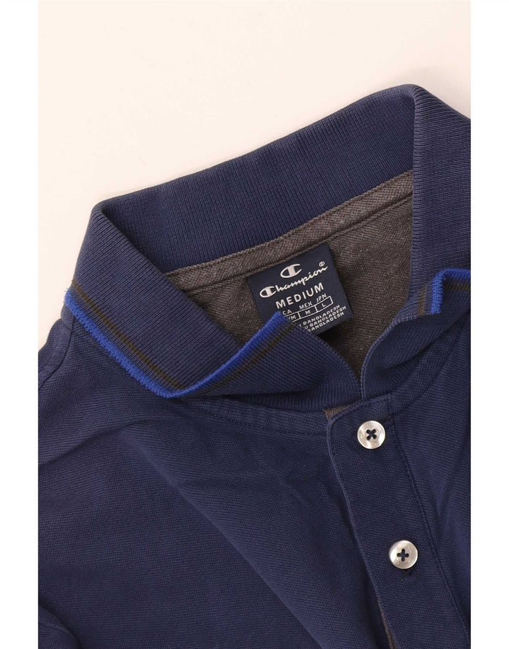 Ανδρικό μπλουζάκι πόλο Champion Medium Navy Blue