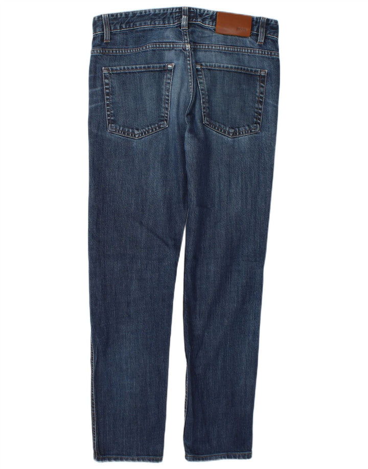 Ανδρικό τζιν Hugo Boss Slim W30 L28 Μπλε βαμβακερό
