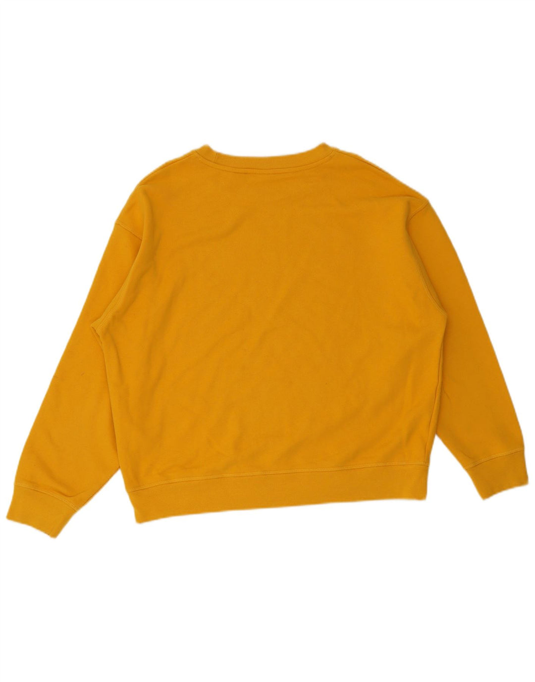 Γυναικείο γραφικό φούτερ Levi's Jumper UK 16 μεγάλο κίτρινο βαμβακερό