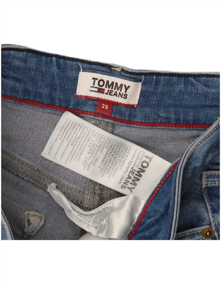 Γυναικείο τζιν σορτς TOMMY HILFIGER W25 XS Μπλε βαμβακερό