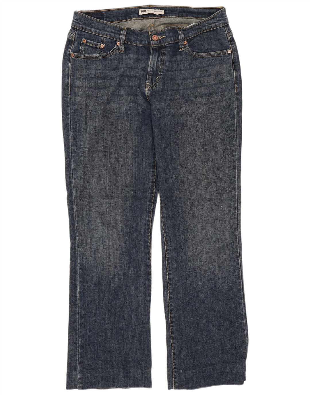 LEVI'S Γυναικείο 529 τζιν μποτάκι με καμπύλες US 12 Μεγάλο W31 L29 Μπλε βαμβακερό