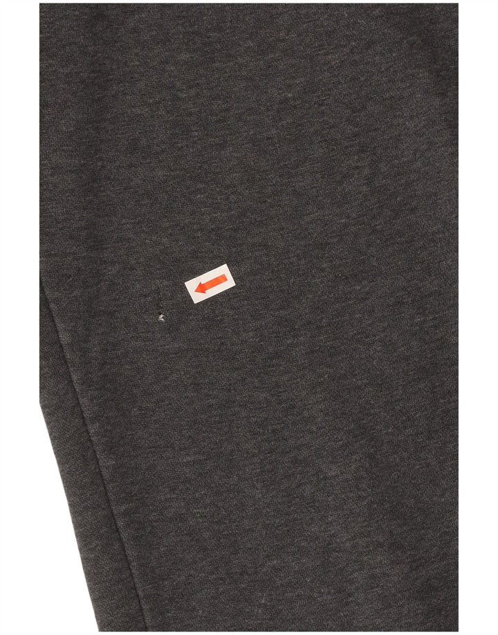 Γυναικεία αθλητική φόρμα γραφικών ADIDAS παντελόνι Joggers UK 4/6 XS γκρι βαμβακερό