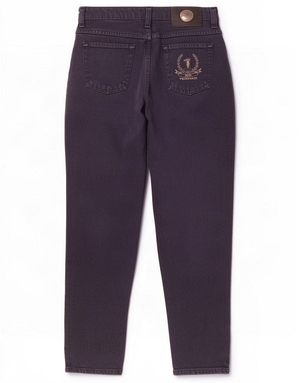 Trussardi γυναικεία ψηλόμεση τζιν IT 45 Medium W31 L31 Navy Blue