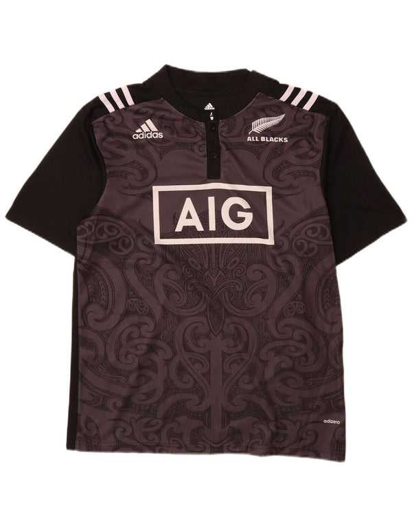 Ανδρικό γραφικό T-Shirt Adidas Top Medium μαύρο Paisley Πολυεστέρας