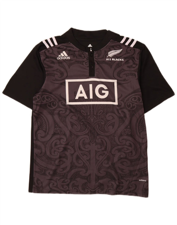 Ανδρικό γραφικό T-Shirt Adidas Top Medium μαύρο Paisley Πολυεστέρας