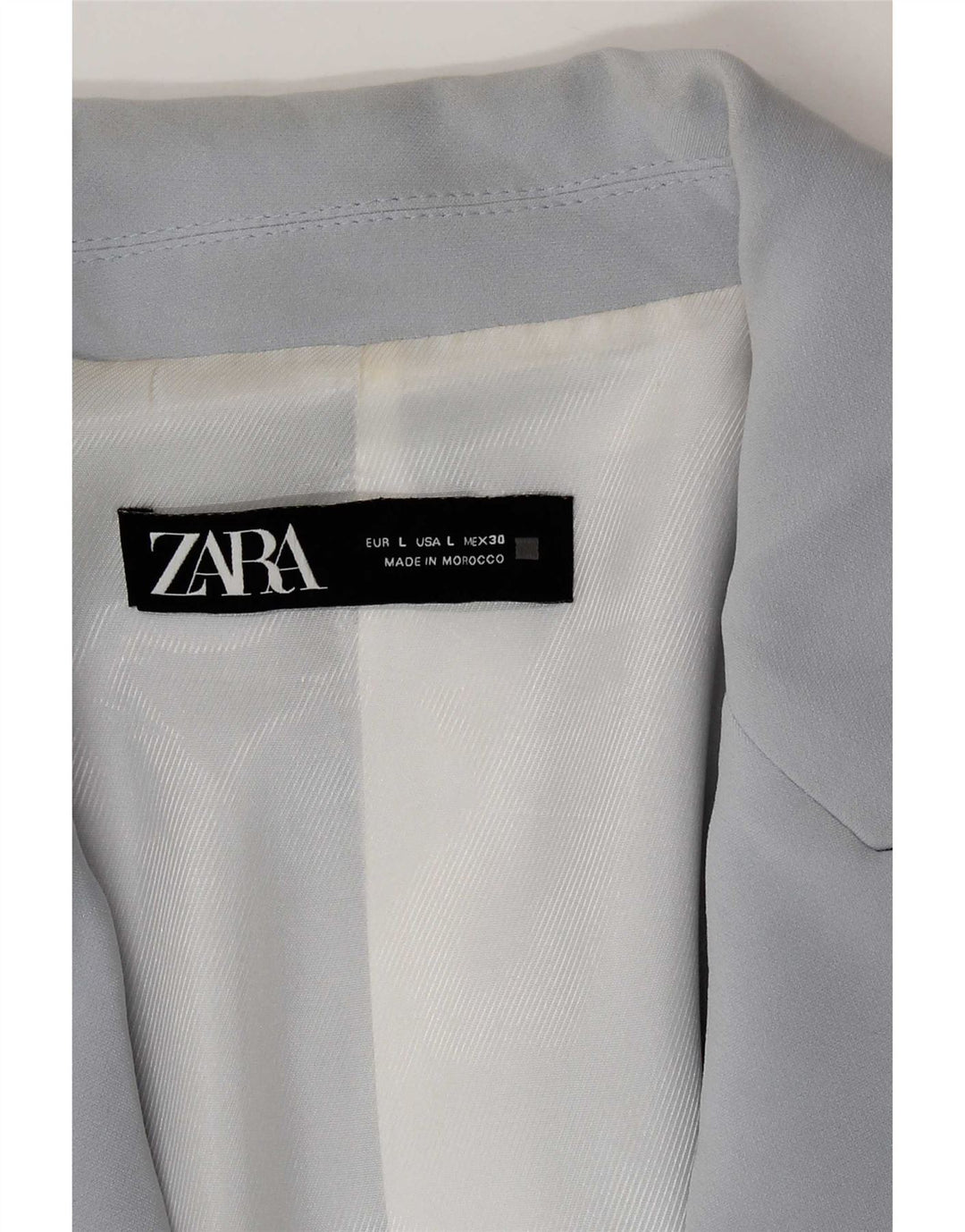 Zara Γυναικείο Μπουφάν 3/4 Μανίκι Μπλέιζερ UK 16 Large Blue