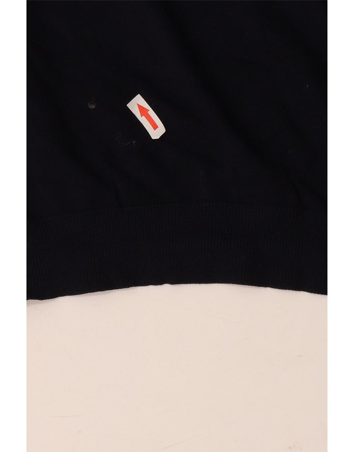 Ανδρικό πουλόβερ Zara Crew Neck Jumper Μεγάλο Navy Blue