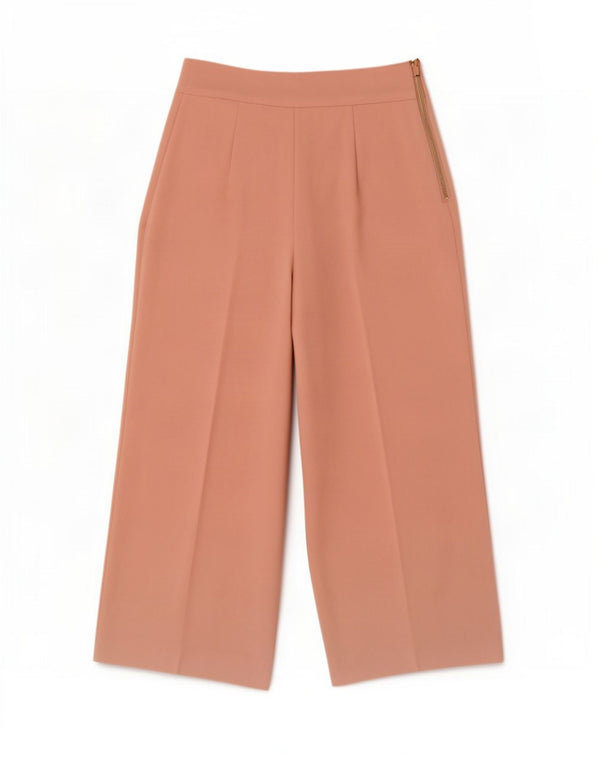 Zara Γυναικείο Ψηλόμεσο Φαρδύ παντελόνι Casual XS W24 L25 Ροζ