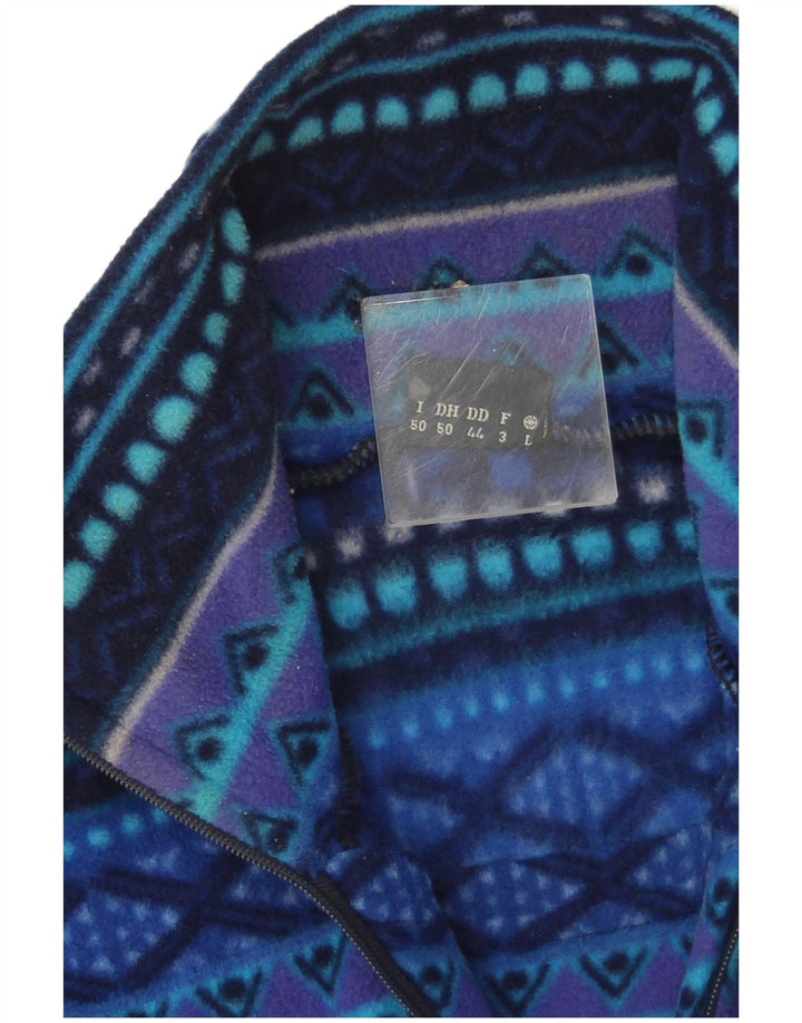 Sportful ανδρικό φερμουάρ Fleece Jumper IT 50 Medium Blue Geometric Polyester