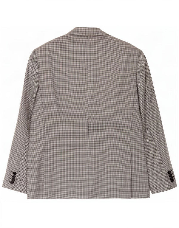 Marks & Spencer Ανδρικό σακάκι σακάκι με 2 κουμπιά UK 40 Medium Black Houndstooth