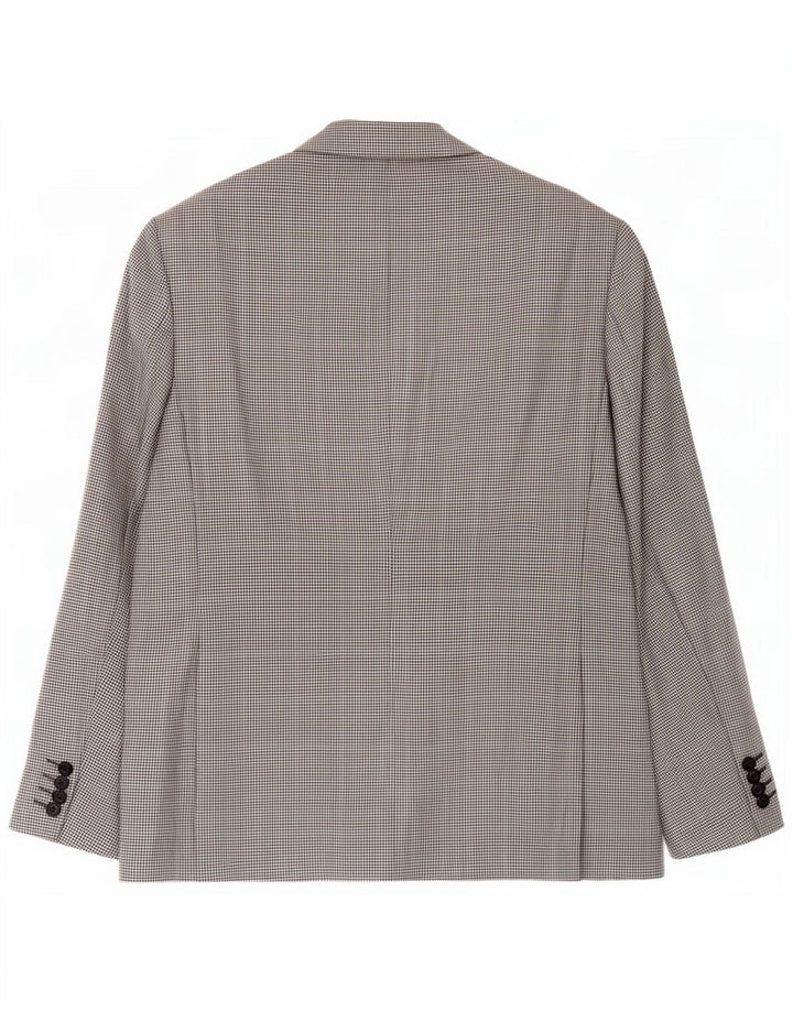 Marks & Spencer Ανδρικό σακάκι σακάκι με 2 κουμπιά UK 40 Medium Black Houndstooth