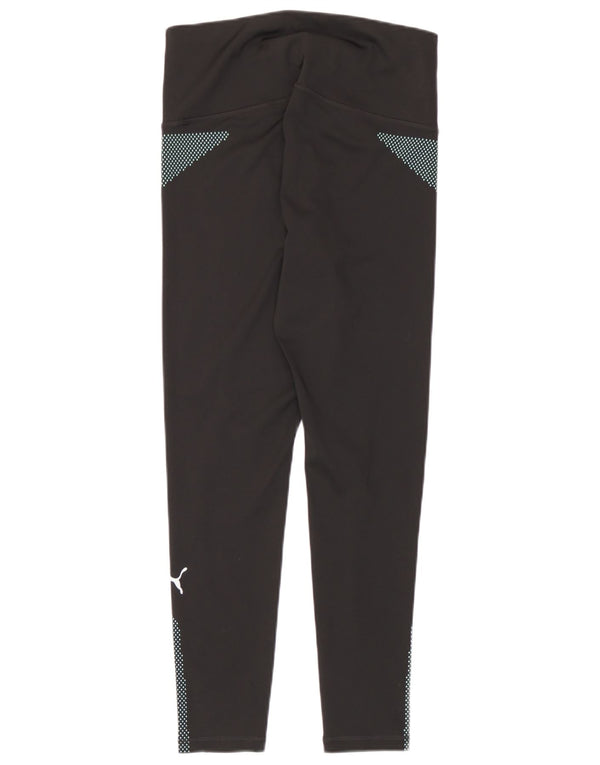 Puma Γυναικείο Κολάν UK 12 Medium Black Geometric