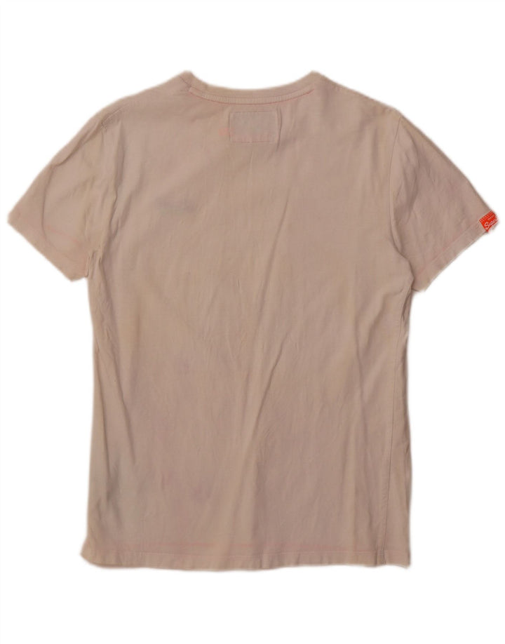 Ανδρικό μεσαίο λευκό βαμβακερό Superdry