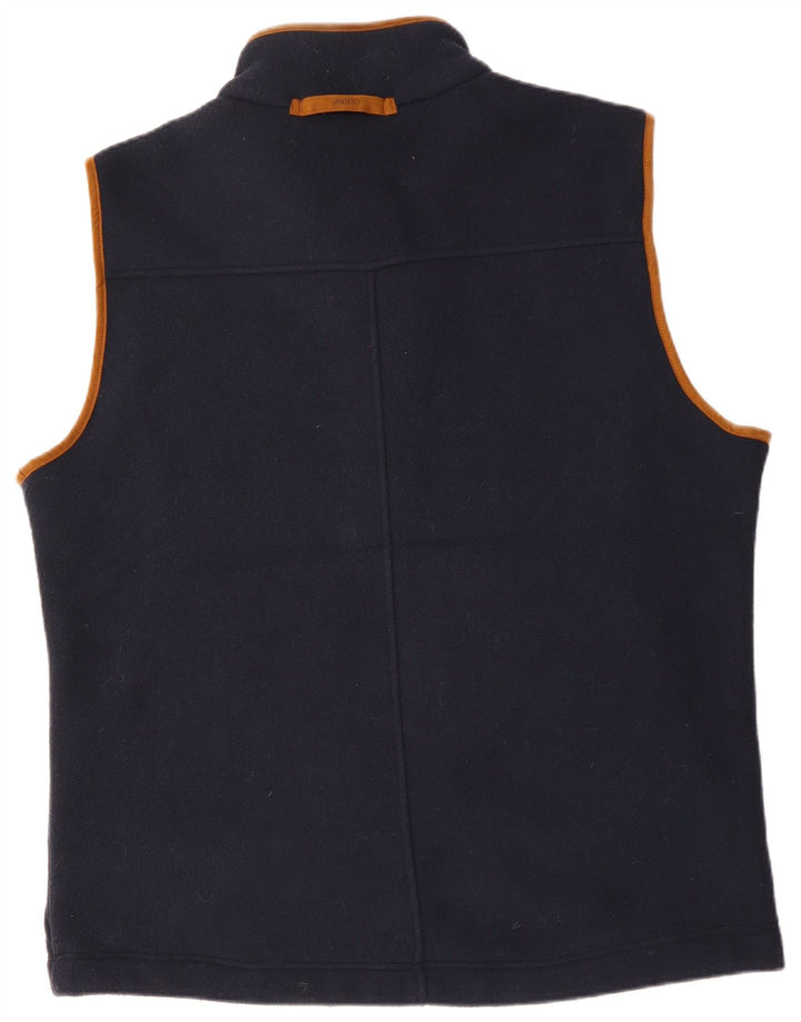 Musto Mens Fleece Gilet UK 44 2XL Navy Blue Polyester
