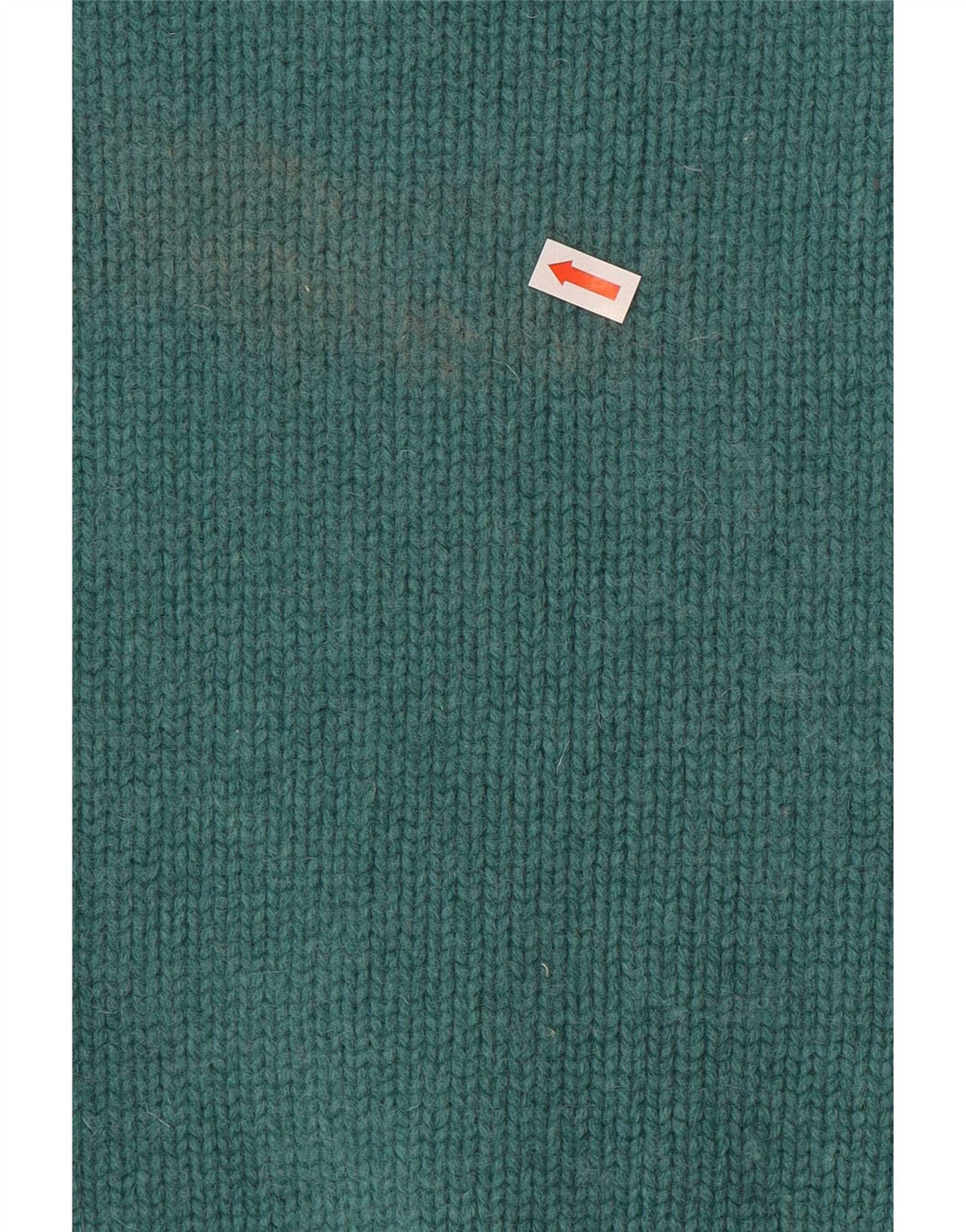 Weird Fish Γυναικείο πουλόβερ με φερμουάρ UK 10 Small Green Wool