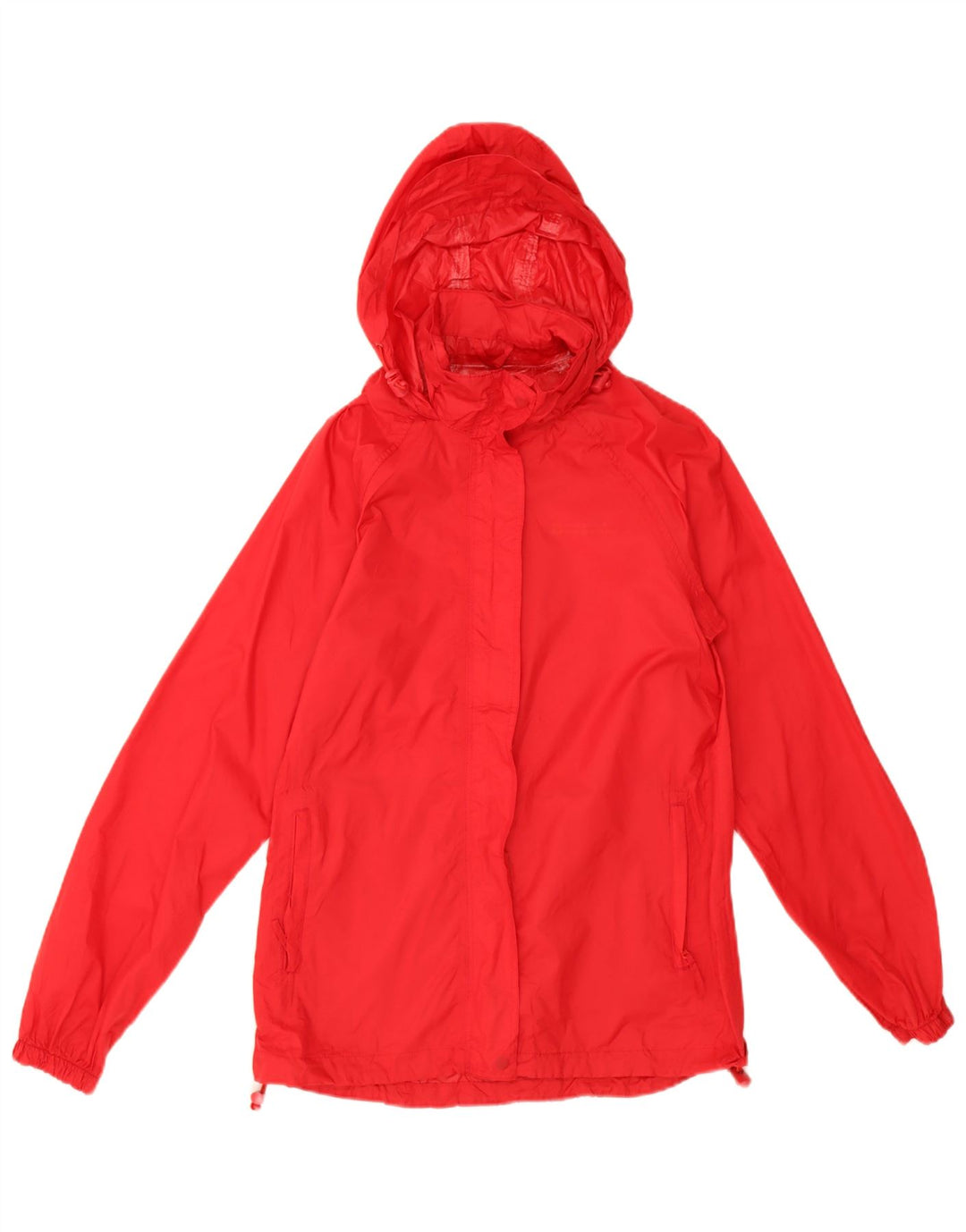 Mountain Warehouse Γυναικείο μπουφάν βροχής με κουκούλα UK 8 Small Red Nylon