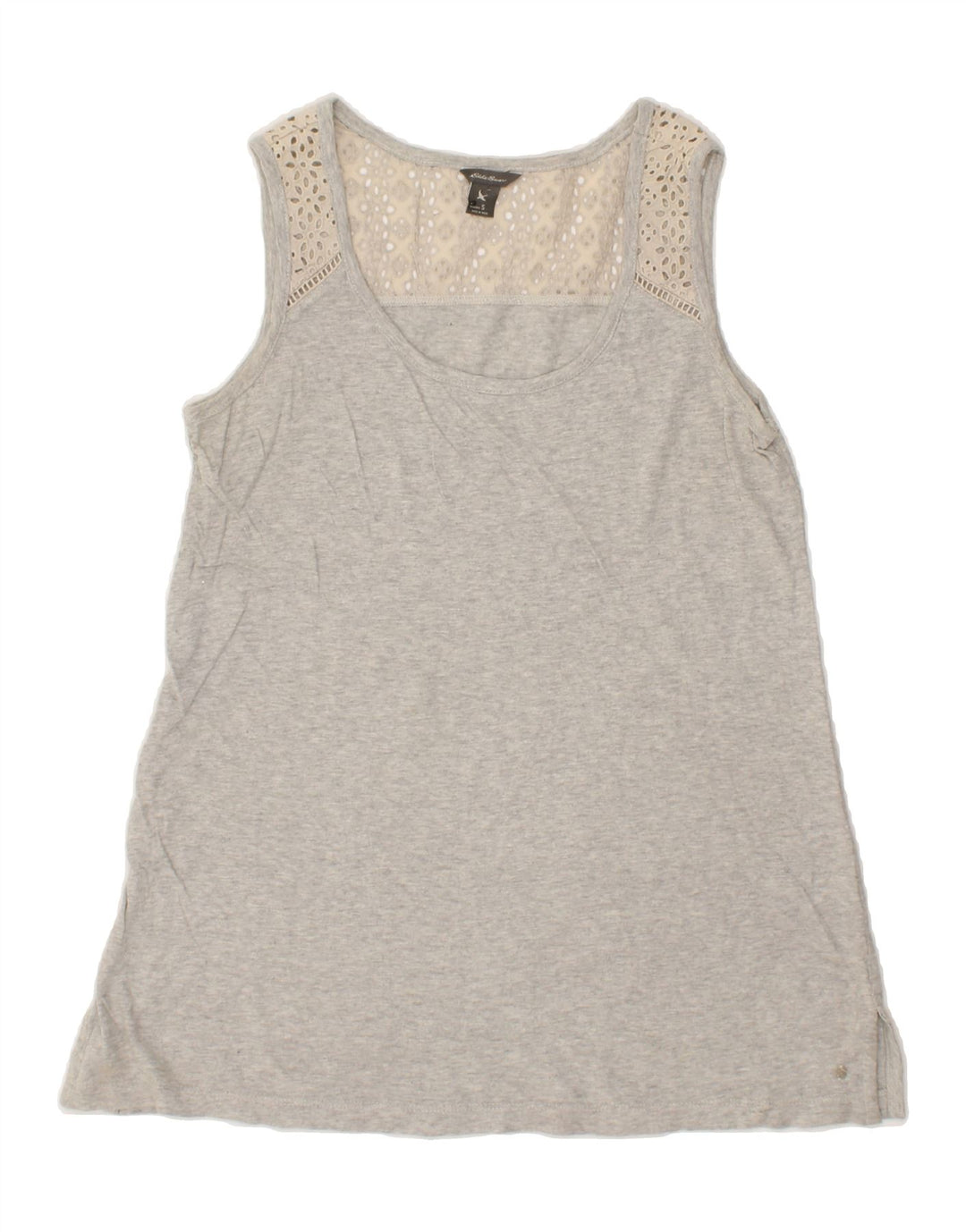 EDDIE BAUER Womens Sleeveless Blouse Top UK 8 Small Grey Vintage Eddie Bauer and Second-Hand Eddie Bauer from Messina Hembry 