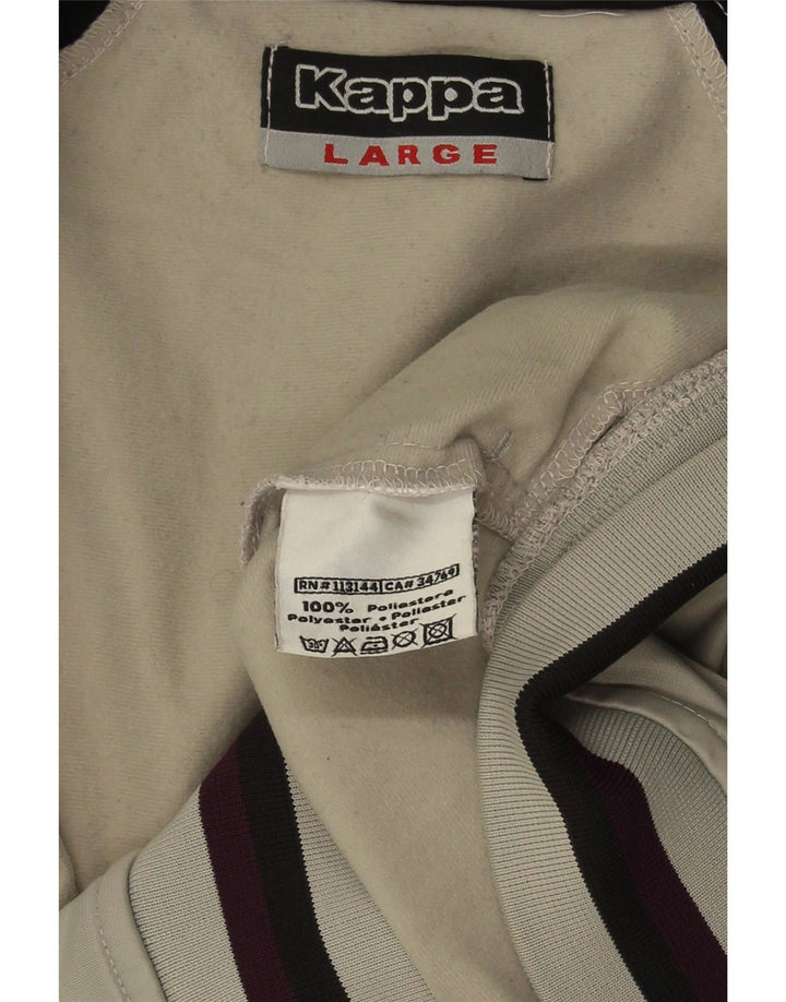 Ανδρική φόρμα KAPPA Top Jacket Μεγάλο Γκρι Χρώμα Πολυεστέρας