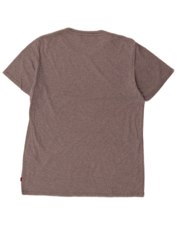 Levi's Mens Graphic T-Shirt Top Small Grey Cotton